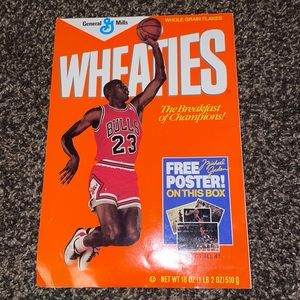 Vintage Michael Jordan Wheaties Poster